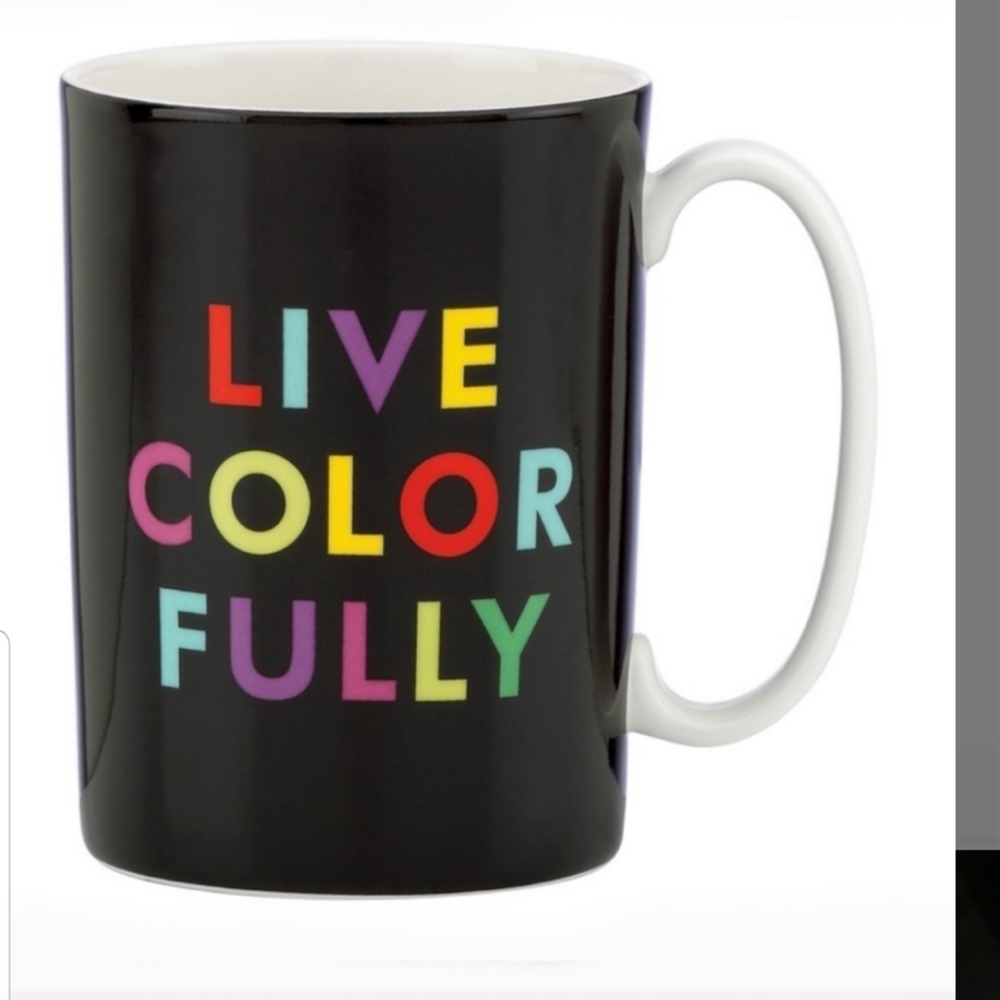 Kate spade live colorfully mug
